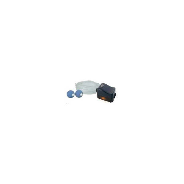 Air Pump 2 output + Air Line PVC Tube + 2 Air Stone 05cm