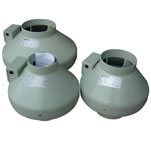 Inline air extractor RUCK RK INDOOR UFO 25cm -  1200m3/h