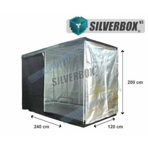 SilverBox V3 - 2,9 Mq Grow Tent - 240x120x200cm