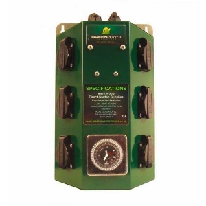 GreenPower 6 way Professional Contactor timer