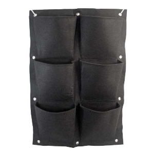 Hanging modular felt pot - 6 pockets