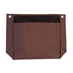 Hanging single felt pot - Coffee