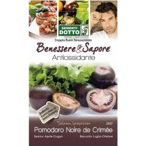 Black Krim Tomato Seeds (Solanum Lycopersicon) by Sementi Dotto