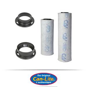 CAN-LITE - Plastic Carbon Filter with Flange