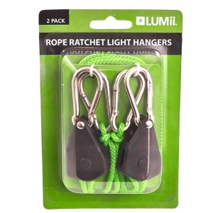 LUMii Rope Ratchet Light Hanger (1 pair)