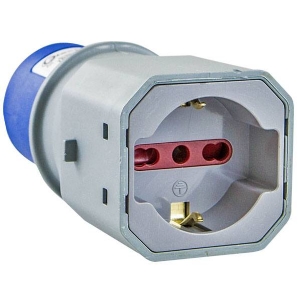 IEC industrial plug 220V  - Shuko Bivalent socket 10/16A