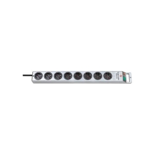 Super-Solid Extension 8-Way Socket with Safety Fuse Bottom 2,5m H05VV-F 3G1,5
