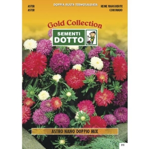Dwarf Aster double flower - Gold Seeds by Sementi Dotto