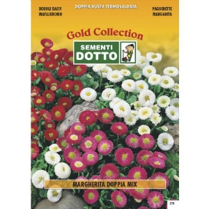 Daisy Double Flower Mix - Gold Seeds by Sementi Dotto