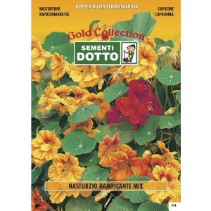 Vine Nasturtium (Tropaeolum majus) - Gold Seeds by Sementi Dotto 4.9gr