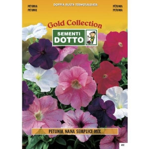 Dwarf Petunia (Petunia hybrida) mix - Gold Seeds by Sementi Dotto 0.45gr