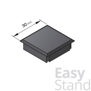 Nylon cap for 3x3cm square tubes structure Easy Stand