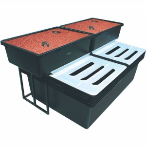 chop and flip aquaponics system - suburban farmer