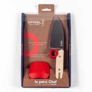 Opinel Set Le Petit Chef - Knife and finger guard