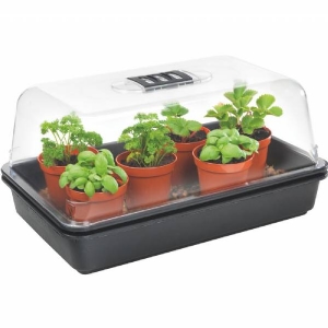 STEWART heated mini greenhouse 38x24x21,5cm