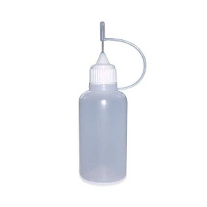 Empty flask 10ml with needle for e-liquid