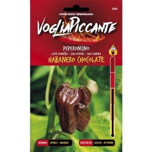 VogliaPiccante Pepper Seeds - Habanero Chocolate
