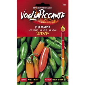 VogliaPiccante Pepper Seeds - Serrano