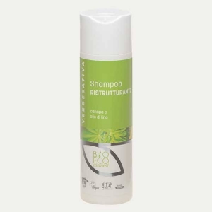 Hemp & Linseed Restructuring Shampoo Treated Hair - Light and Volume ml 200ml - Verdesativa