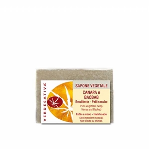 Hemp & Baobab - Emollient soap for dry skin - Verdesativa