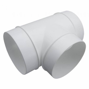 Ducting PVC Plastic T-Piece