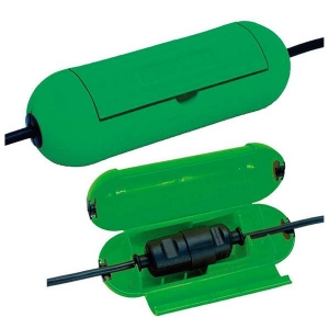 Watertight box for sockets and plugs