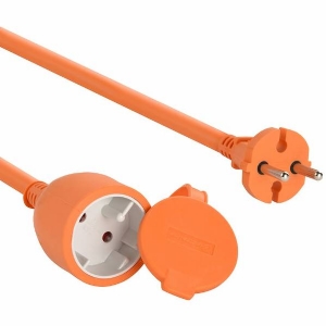 Garden Extension cable 20mt - Plug and Socket EU 2 poles