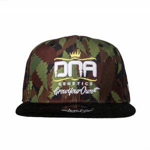 Dna - Flat Bill Baseball Cap Ganja - Green - Medium