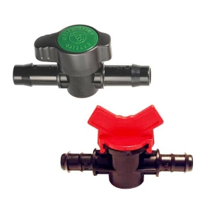 Tap - In-line valve for irrigation pipes