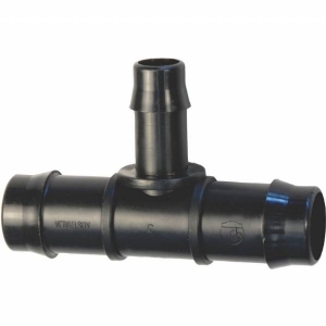 Barb Reducer Tee 19mm / 13mm - Irrigation Pipe Reducer