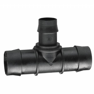 Barb Reducer Tee - 25mm / 19mm - Reducer for Irrigation Pipes