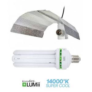 Kit CFL EnviroGrow by Lumii - Compact FLUO Supercool - 14000°K