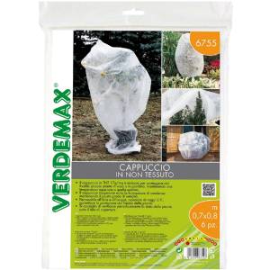 Non-woven fabric hood 17 g/m2 in bag - Verdemax