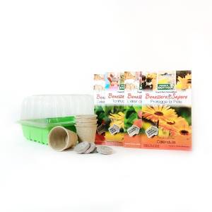 Medical herbs kit - Seeds, Jiffy, Pots and greenhouse