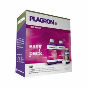 Plagron Easy Pack Terra 250ml (Terra Grow, Terra Bloom, Green Sensation 50ml)
