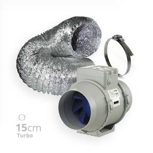 Turbo Air Intake Kit 15cm 405-520 m3 / h