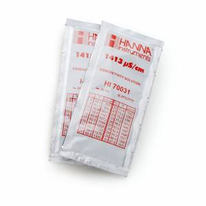 GroLine - 1413 µS / cm EC standard solution, 25 sachets of 20 ml