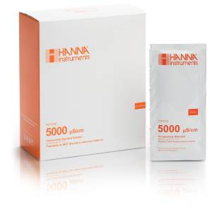 GroLine - EC standard solution of 5000 µS / cm, 25 sachets of 20 ml