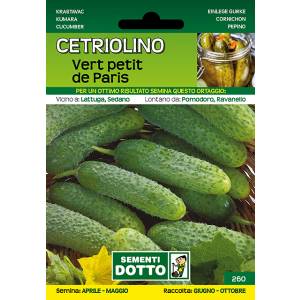 Vegetable Seeds - Cucumber Vert Petit de Paris - Sem. Dotto