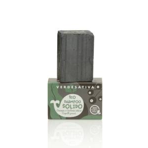 Bio Solid Shampoo Hemp & Activated Charcoal 55gr - Verdesativa