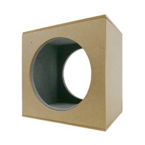 Soundproofed box for extractor 45x45cm - 2x33,5cm