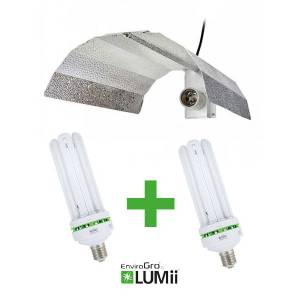 Kit CFL Growth and Flowering - EnviroGrow BY Lumii - Compact FLUO Growth + Flowering