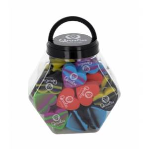 Qnubu - Display Silicone Heart - 18ml x 50 pcs