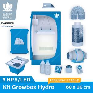 Hydro Kit Growbox 60x60cm HPS/LED