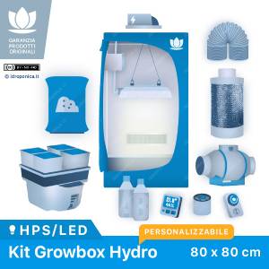 Hydro Kit Growbox 80x80cm HPS/LED