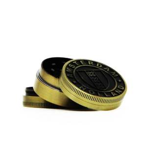 Metal Grinder Amsterdam Gold 40mm - 3 parts
