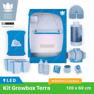 Kit Growbox SOIL 120x60cm LED