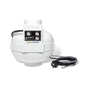 Elicoidal extractor EC Prima Klima - PK100EC-TC Ø100mm 580m3/h con termostato