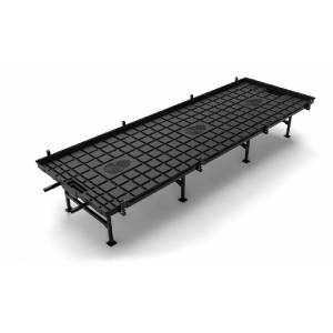 IdroLab - Table complete with Trays and Rolling Support 120x240