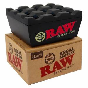 RAW Regal Metal Black Ashtray